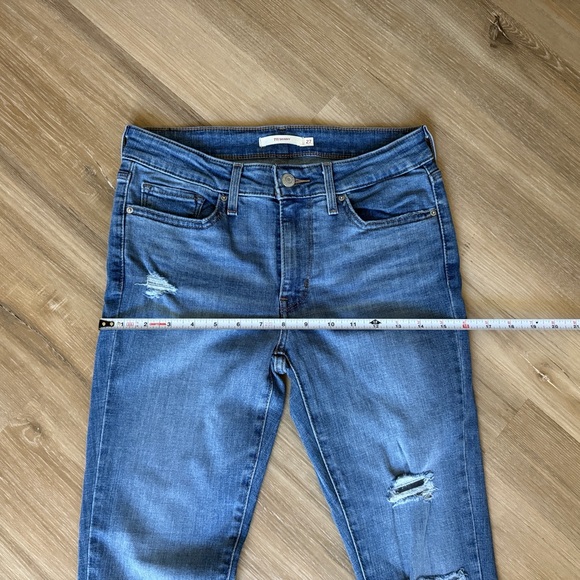 Levi’s 711 Skinny Mid Rise Ankle Jeans Size 27 - Picture 7 of 10